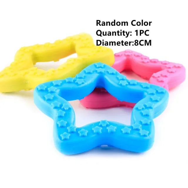Pet TPR Bite Resistant Chew Toy for Dogs Small Biting Bone Puppy Accessories 1 Piece Random Color