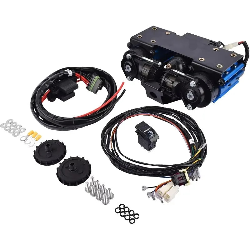 Authenticity guarantee.GELUOXI 12V Twin Air Compressor Replacement for CKMTA12 Universal High Output On-Board Air Compressor