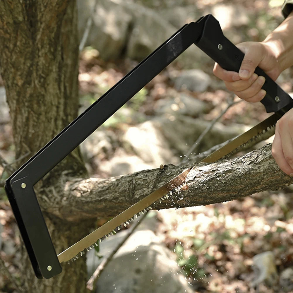 Portable Folding Saw 21 Inch Long Blade Hand Saw Multifunctional Woodworking Tool for Outdoor Camping and Survival