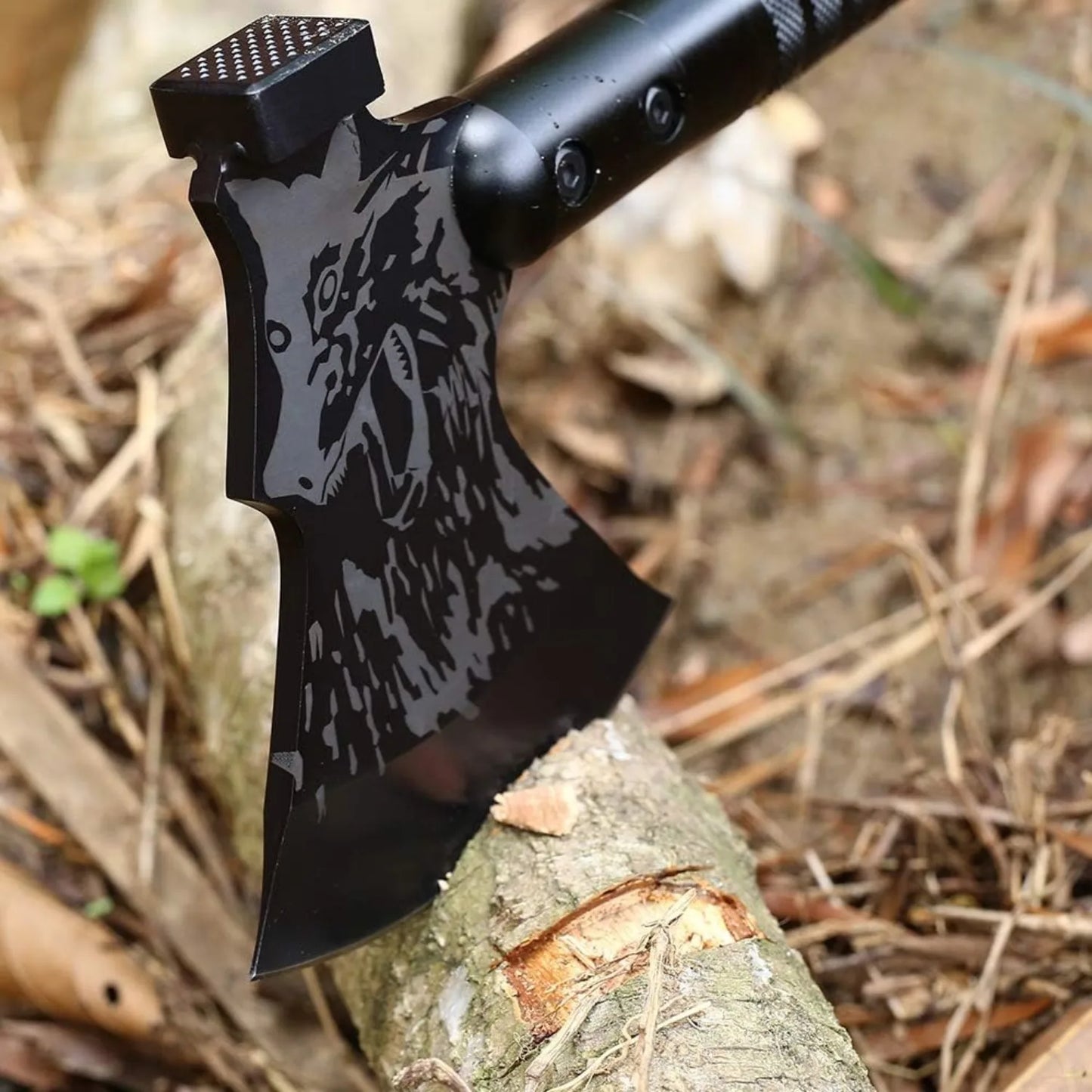 Tactical Folding Survival Axe with Hammer and Nylon Sheath Multifunctional Camping Hatchet for Hiking Hunting and Outdoor Survival Gear