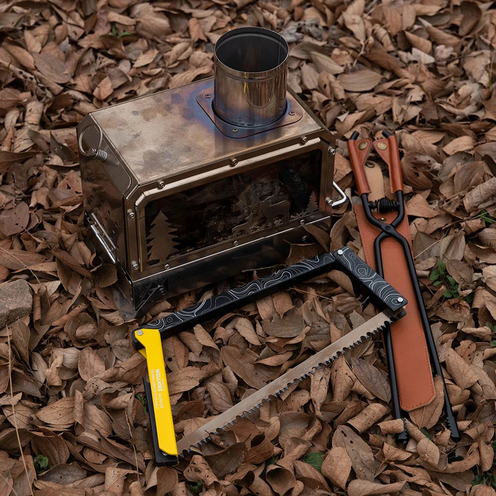 Folding Saw Aluminum Alloy Multifunctional Handsaw Camping Foldable Hand Saw Outdoor Hiking Survival Tools