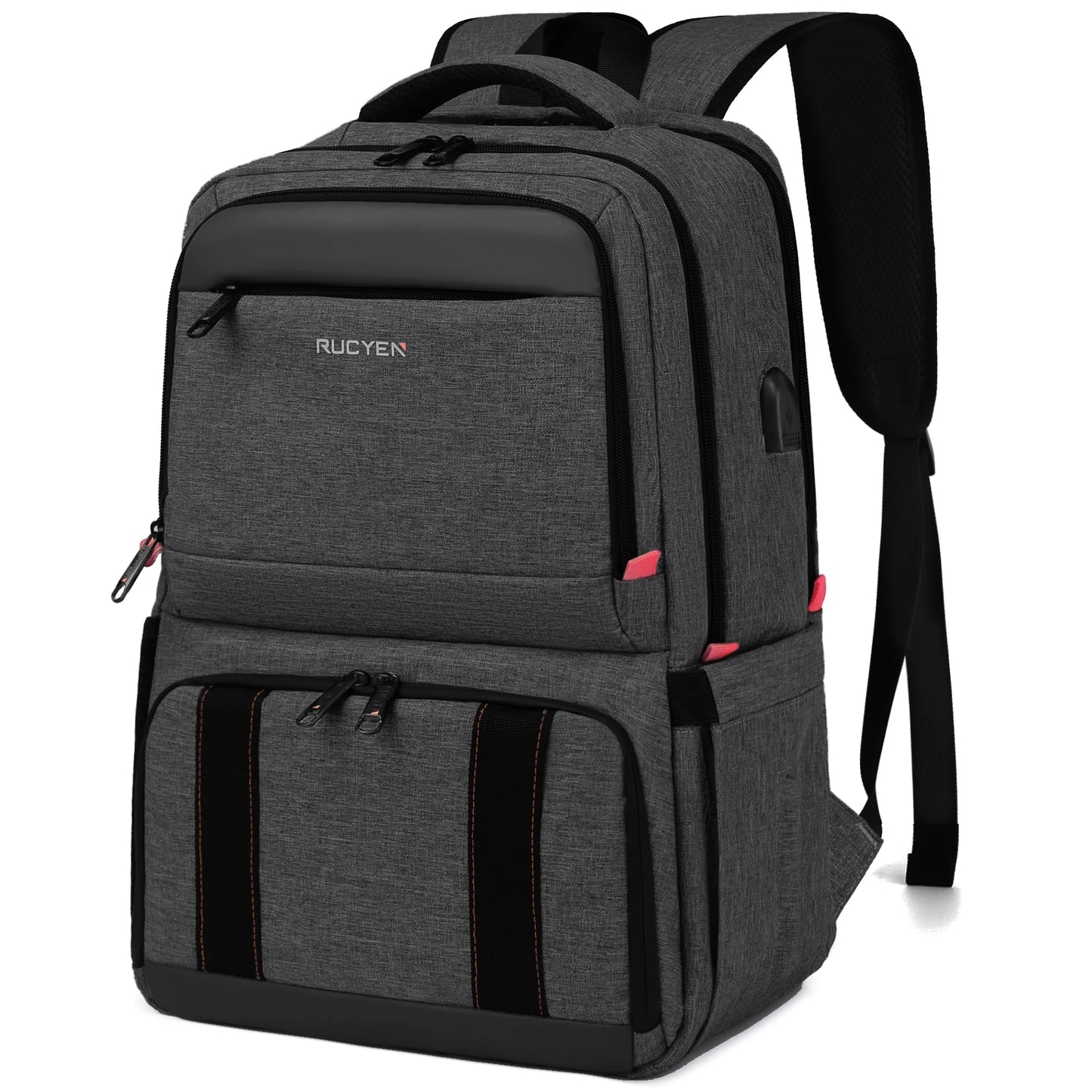 Insulated Backpack Lunch Bag Durable Waterproof Leak Proof Cooler Case for Camping with USB Port