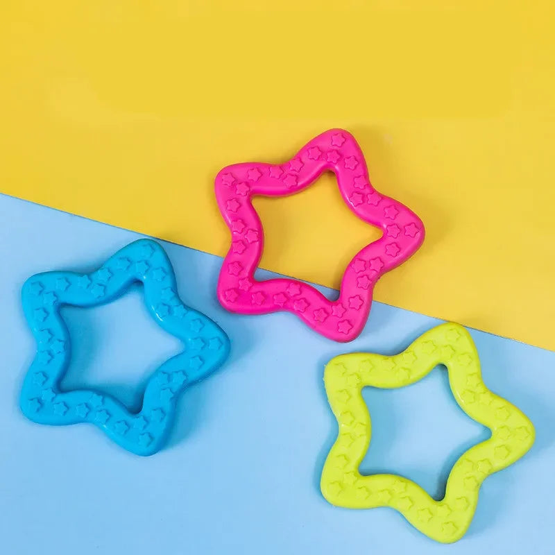Pet TPR Bite Resistant Chew Toy for Dogs Small Biting Bone Puppy Accessories 1 Piece Random Color