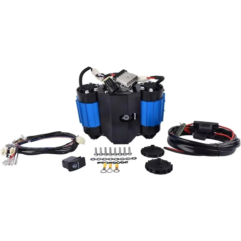 Authenticity guarantee.GELUOXI 12V Twin Air Compressor Replacement for CKMTA12 Universal High Output On-Board Air Compressor