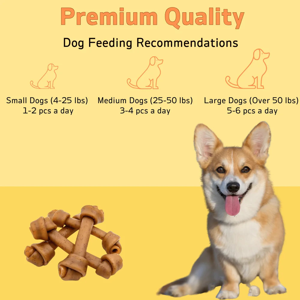 7.05oz/14.11oz(200g/400g) 6.5'' Peanut Butter Bone, All Natural Ingredients, Natural Dog Treats, Healthy, Easily Digestible