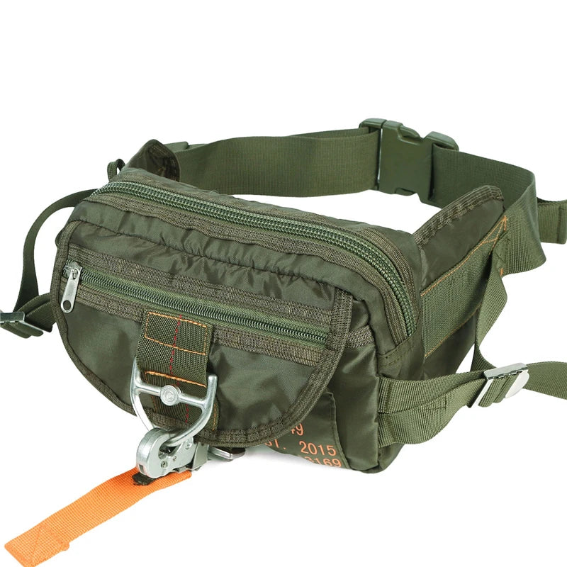 Men's Tactical Military Waist Bag Fanny Pack Outdoor Belt Bag for Camping Hunting Hiking Climbing Crossbody Use