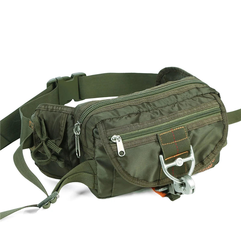 Men's Tactical Military Waist Bag Fanny Pack Outdoor Belt Bag for Camping Hunting Hiking Climbing Crossbody Use