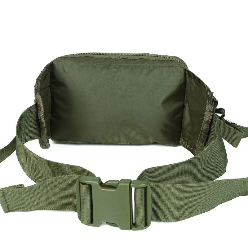 Men's Tactical Military Waist Bag Fanny Pack Outdoor Belt Bag for Camping Hunting Hiking Climbing Crossbody Use