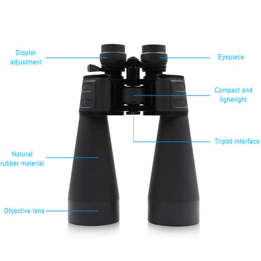 20-180x100 Zoom Powerful HD Binoculars Professional Night Vision Scope IPX4 Waterproof Long-distance for Astronomy Bird Watching