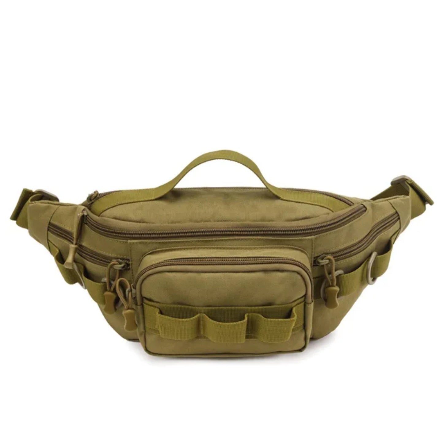 Durable Large Capacity Waterproof Men's Military Tactical Molle Waist Chest Fishing Lure Fanny Pack Backpack for Outdoor Sports